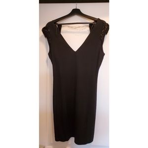 SOLD Mango Dress with Beaded Shoulders